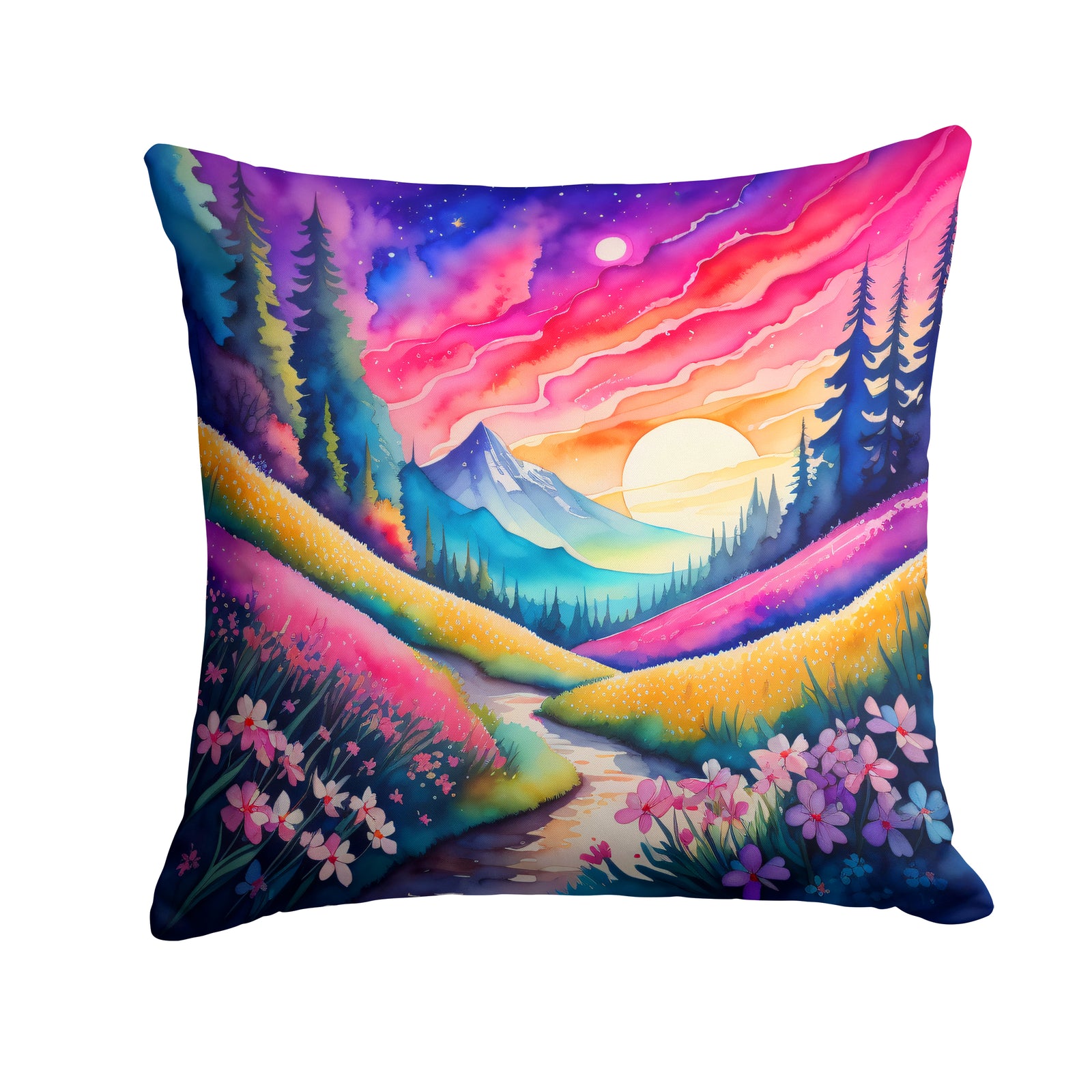 Buy this Colorful Phlox Fabric Decorative Pillow