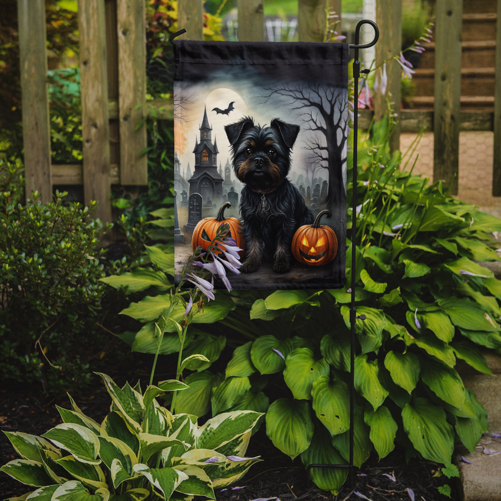 Affenpinscher Spooky Halloween Garden Flag