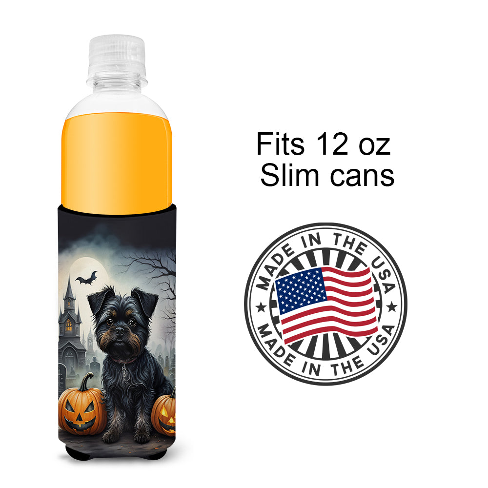 Affenpinscher Spooky Halloween Hugger for Ultra Slim Cans