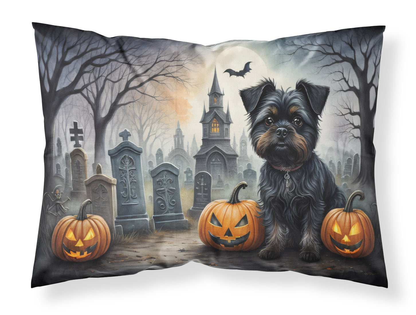 Buy this Affenpinscher Spooky Halloween Fabric Standard Pillowcase