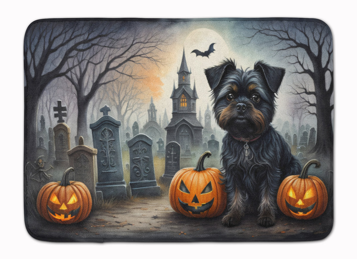 Buy this Affenpinscher Spooky Halloween Memory Foam Kitchen Mat