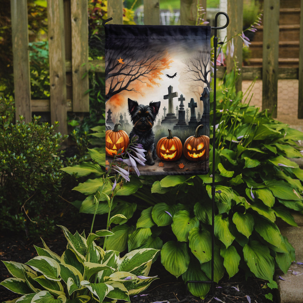 Affenpinscher Spooky Halloween Garden Flag