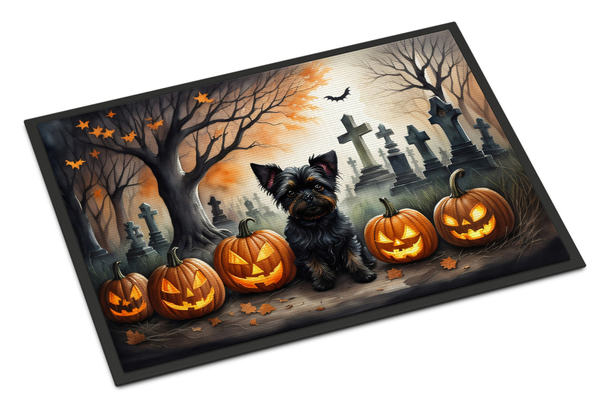 Buy this Affenpinscher Spooky Halloween Doormat 18x27