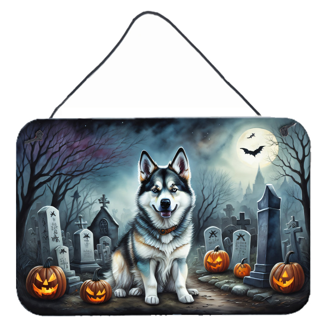 Buy this Alaskan Malamute Spooky Halloween Wall or Door Hanging Prints