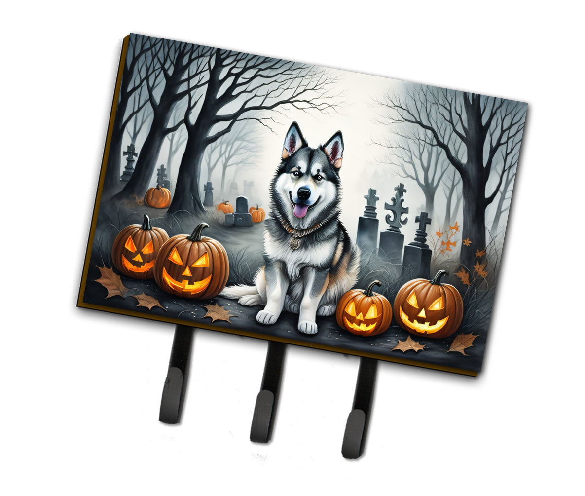 Buy this Alaskan Malamute Spooky Halloween Leash or Key Holder