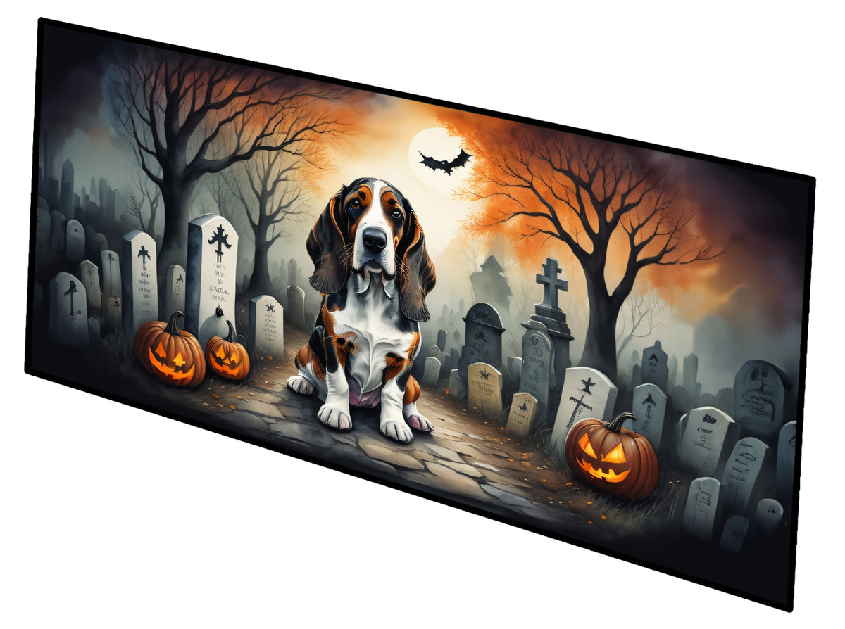 Buy this Basset Hound Spooky Halloween Runner Mat 28x58