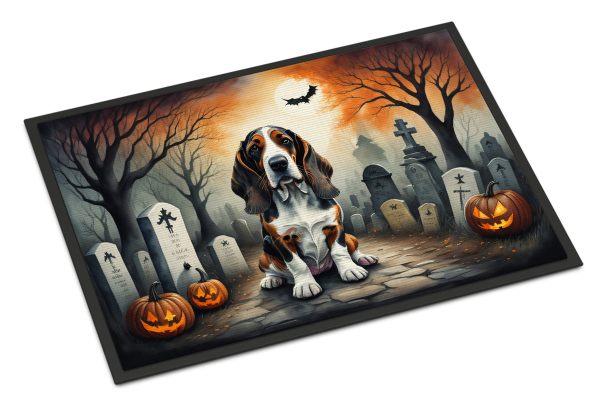 Buy this Basset Hound Spooky Halloween Indoor or Outdoor Mat 24x36