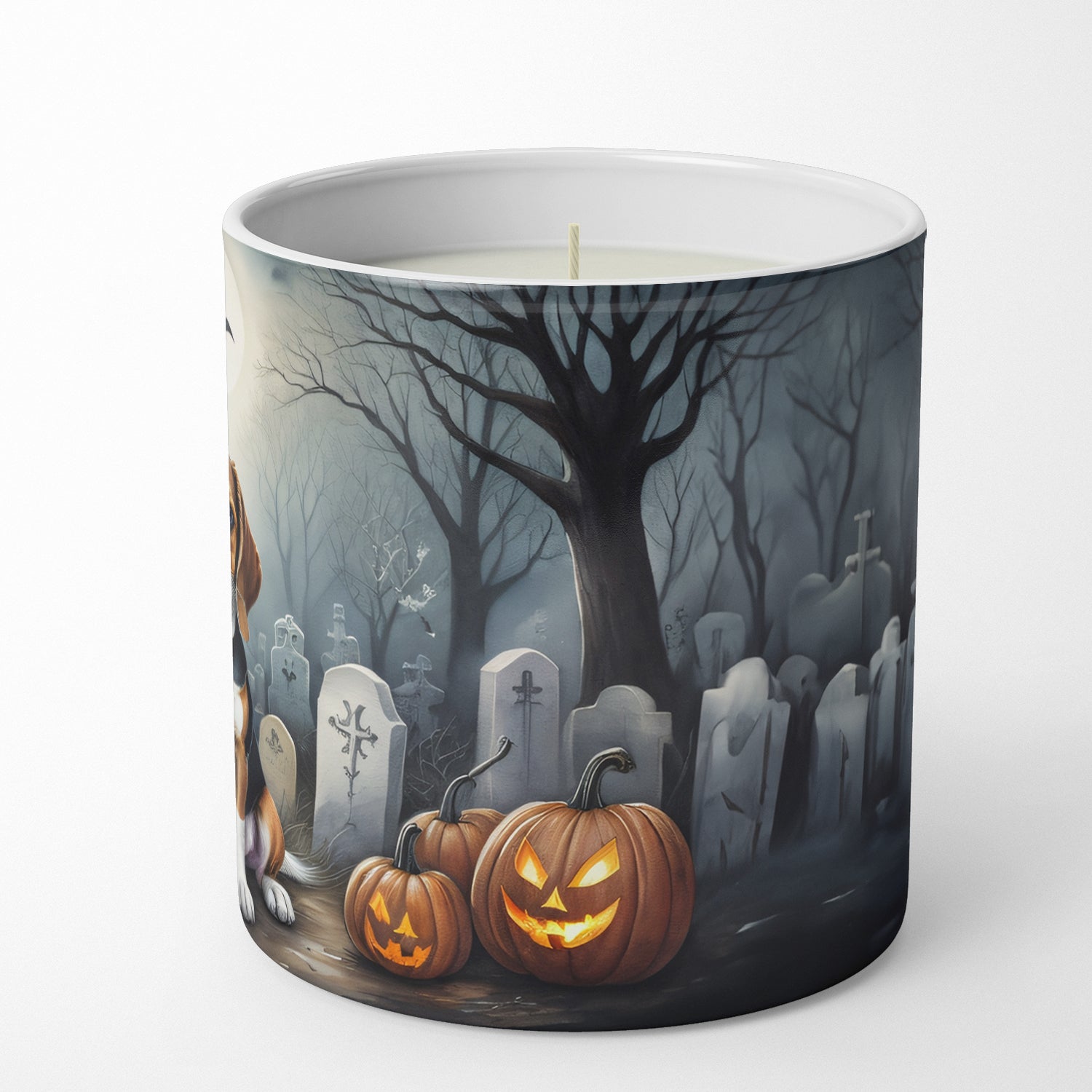 Beagle Spooky Halloween Decorative Soy Candle