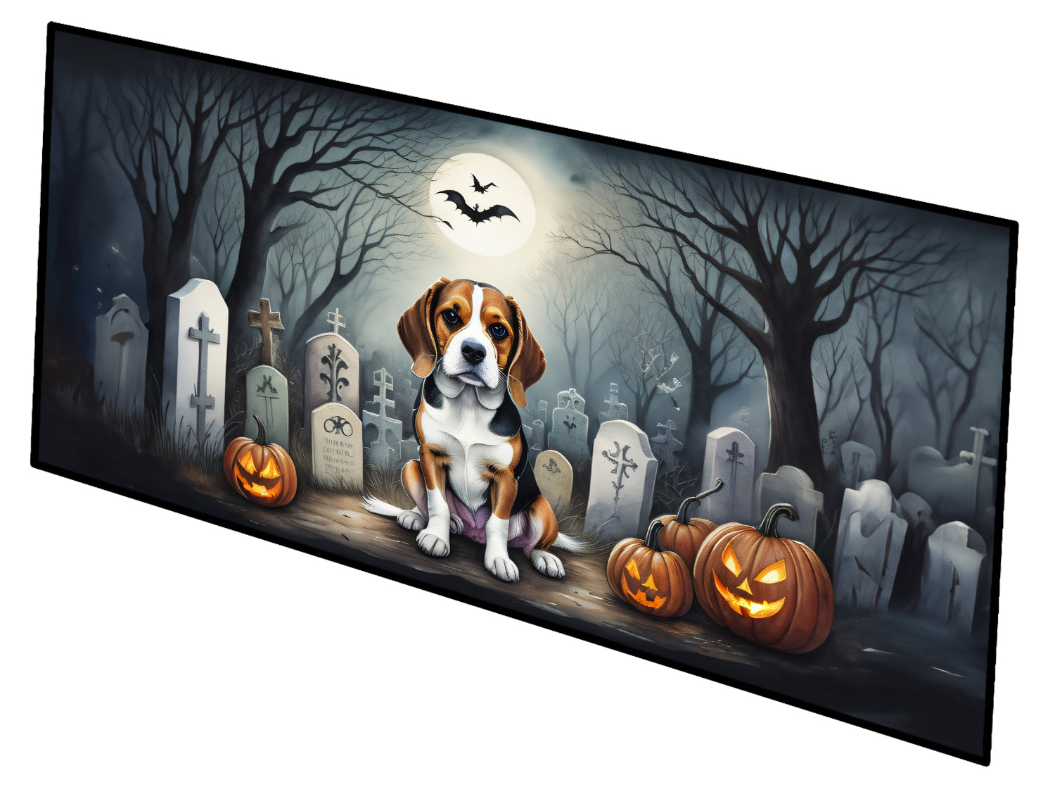 Buy this Beagle Spooky Halloween Runner Mat 28x58