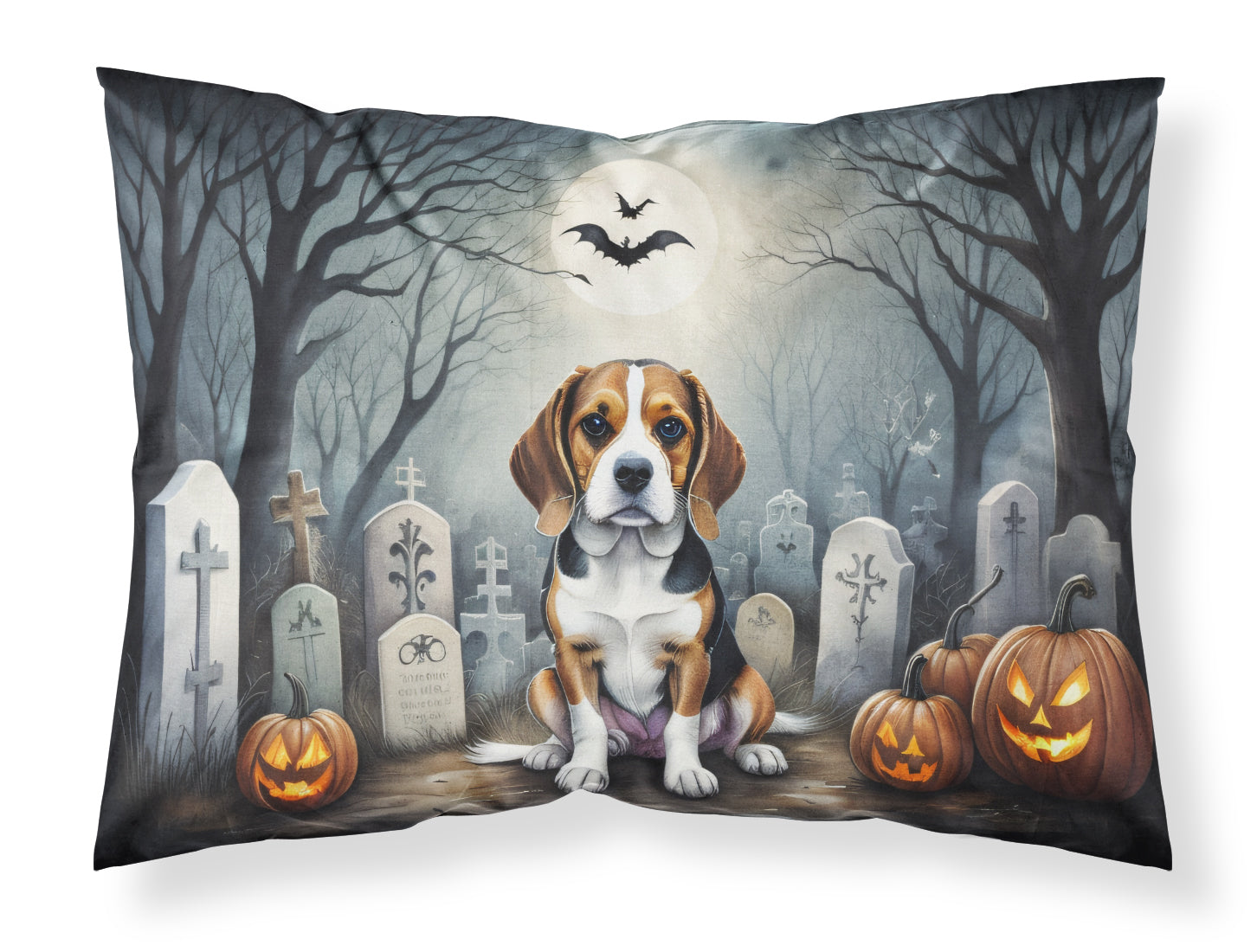 Buy this Beagle Spooky Halloween Fabric Standard Pillowcase