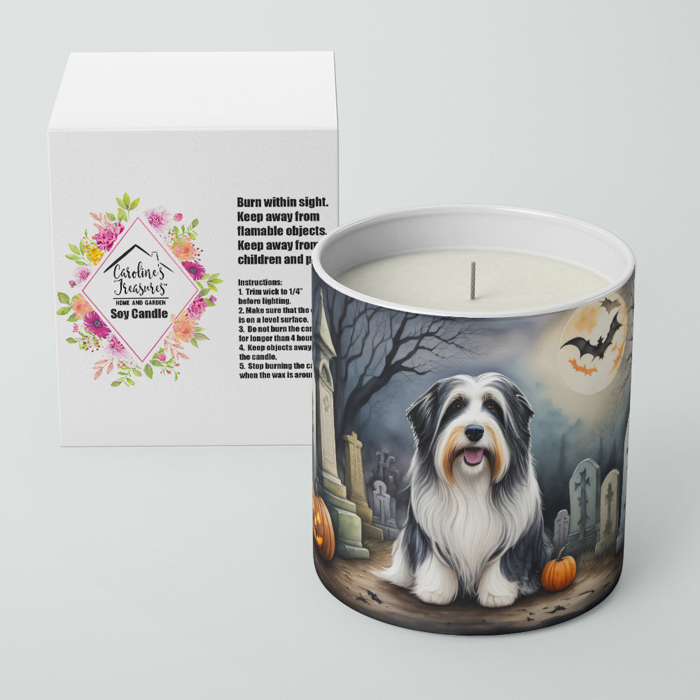 Buy this Bearded Collie Spooky Halloween Decorative Soy Candle