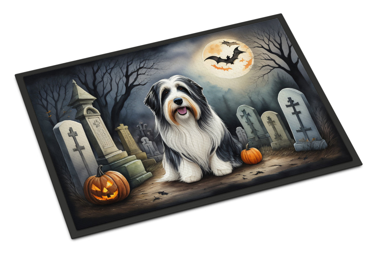 Buy this Bearded Collie Spooky Halloween Doormat 18x27