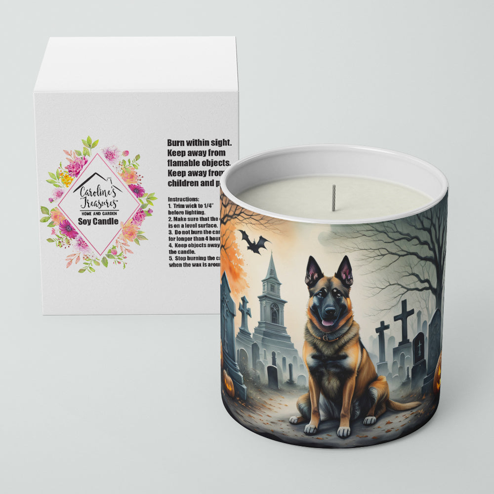 Buy this Belgian Malinois Spooky Halloween Decorative Soy Candle