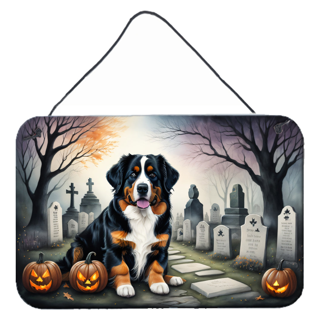 Buy this Bernese Mountain Dog Spooky Halloween Wall or Door Hanging Prints