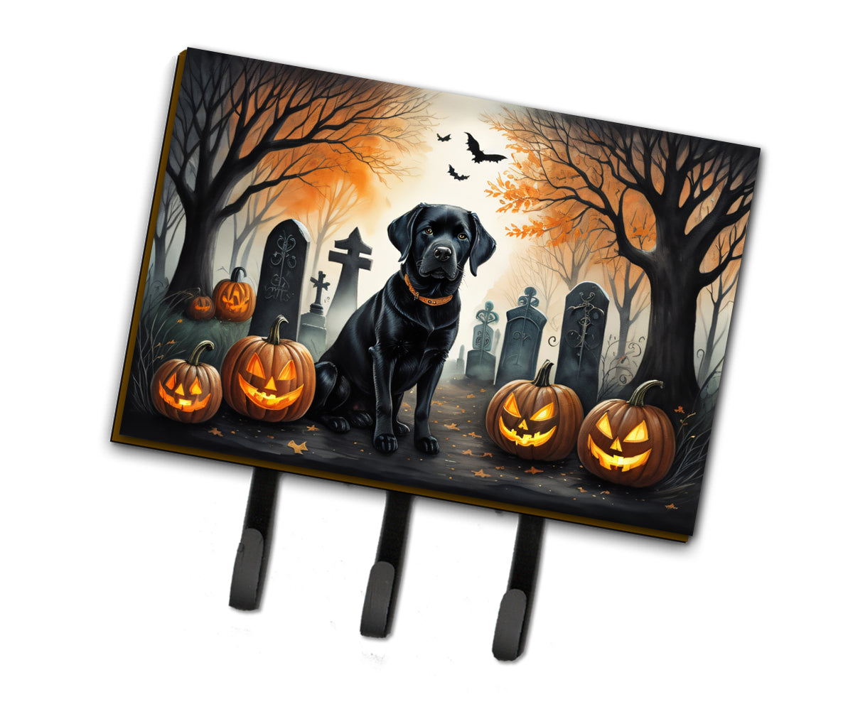 Buy this Black Labrador Retriever Spooky Halloween Leash or Key Holder