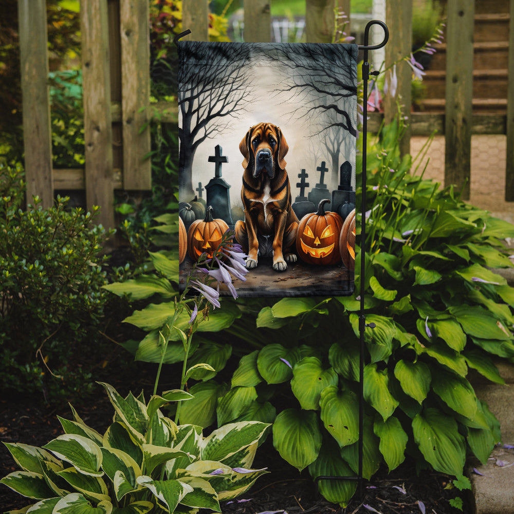 Bloodhound Spooky Halloween Garden Flag