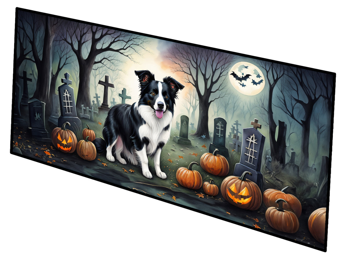 Buy this Border Collie Spooky Halloween Runner Mat 28x58