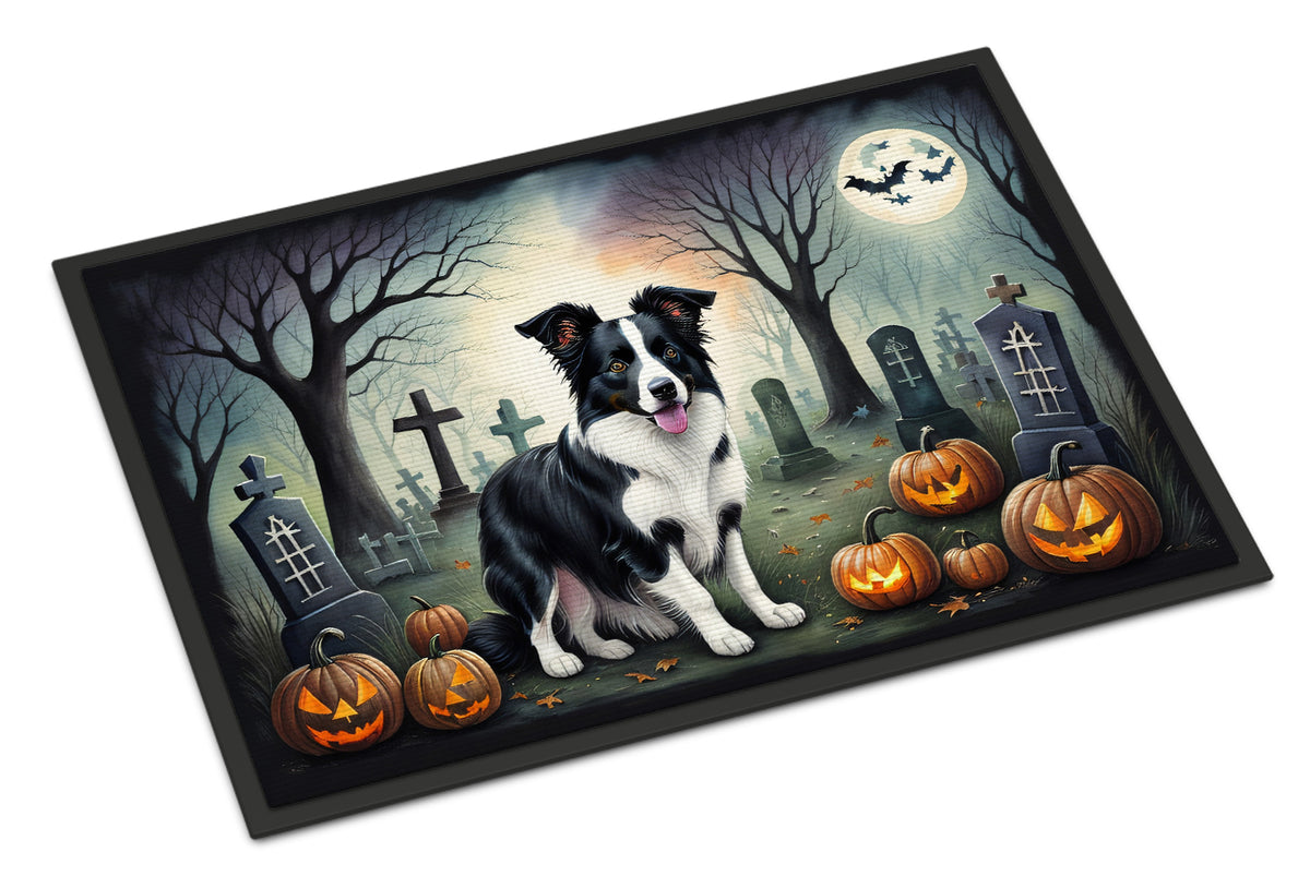 Buy this Border Collie Spooky Halloween Indoor or Outdoor Mat 24x36