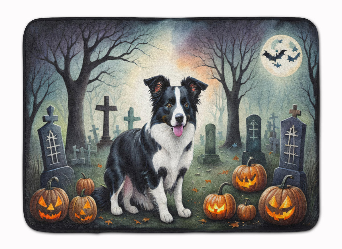 Buy this Border Collie Spooky Halloween Memory Foam Kitchen Mat