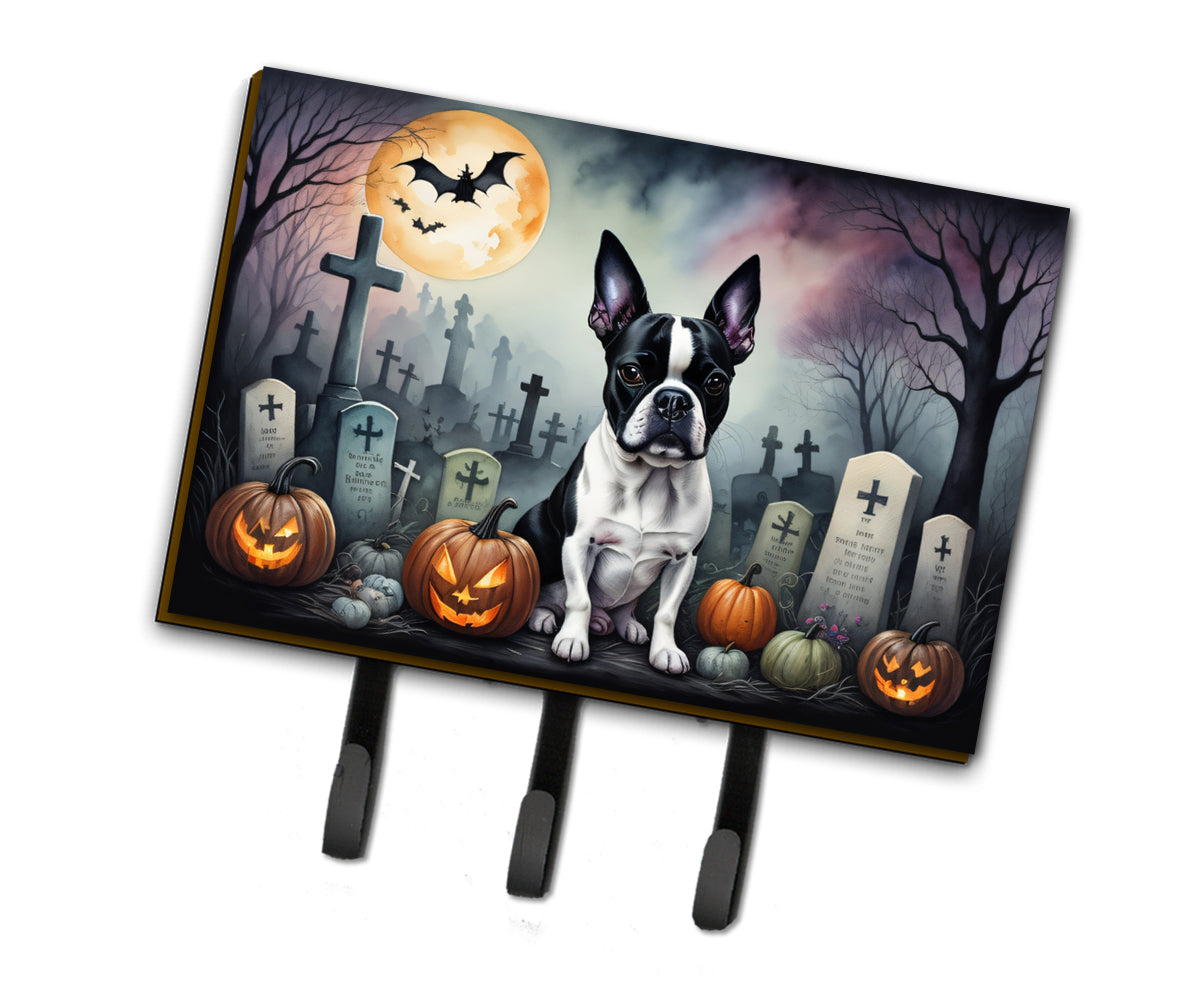 Buy this Boston Terrier Spooky Halloween Leash or Key Holder