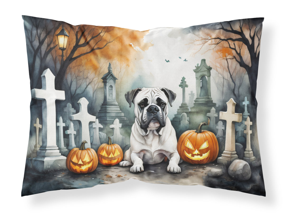 Buy this Boxer Spooky Halloween Fabric Standard Pillowcase