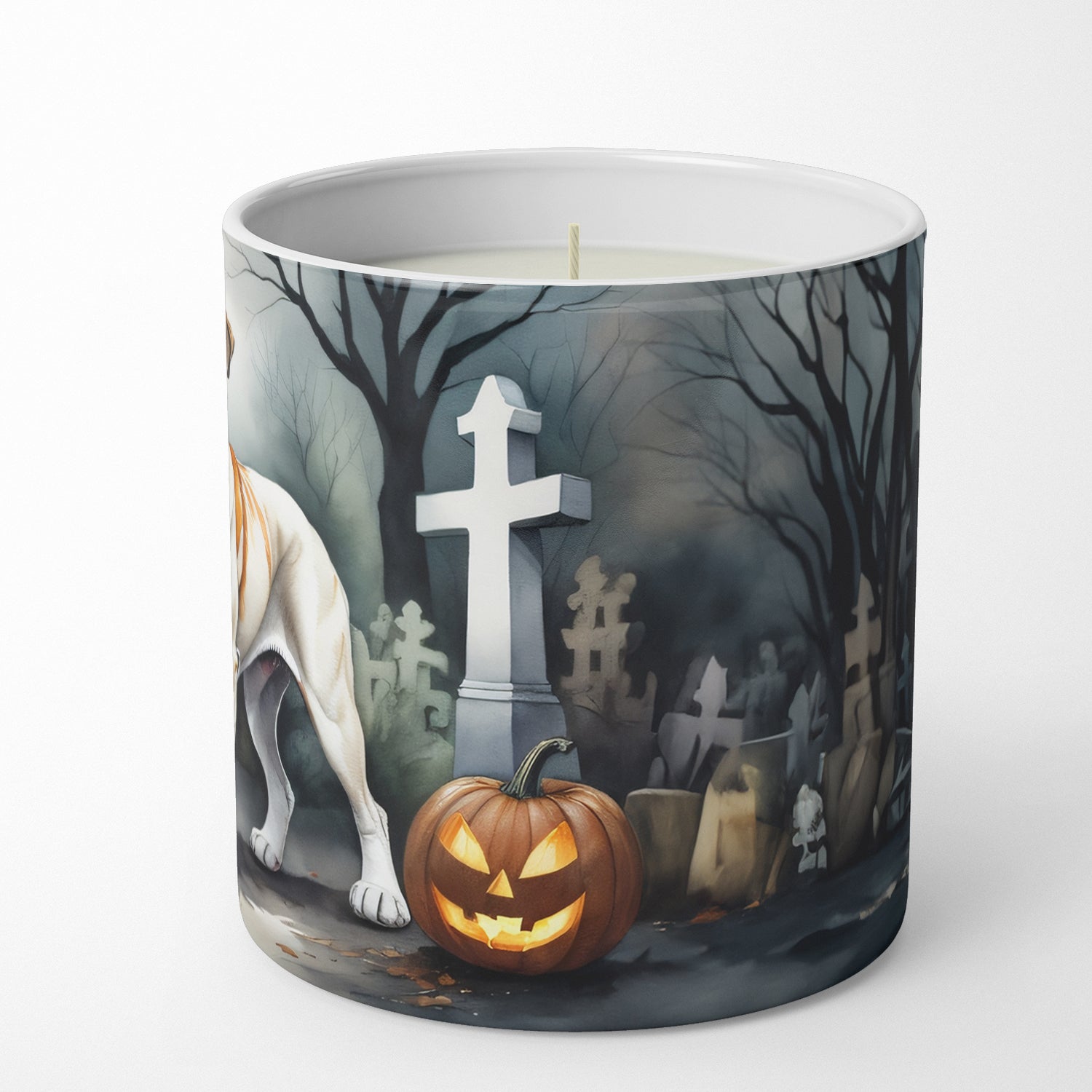Boxer Spooky Halloween Decorative Soy Candle