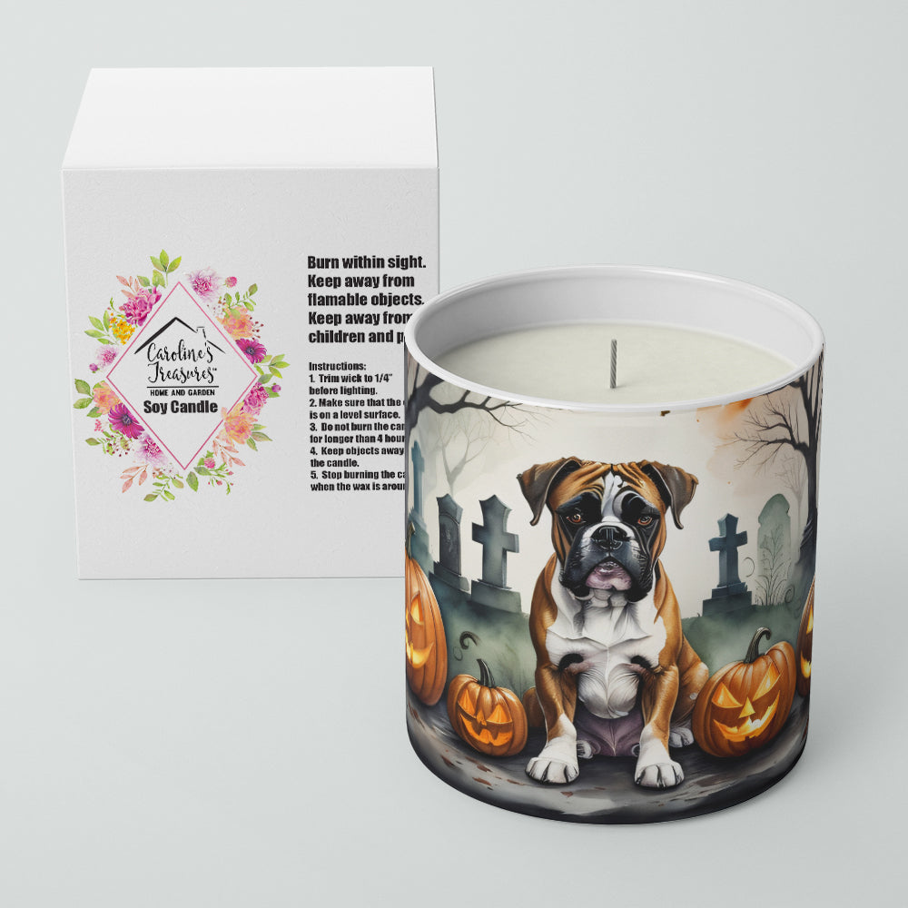 Buy this Boxer Spooky Halloween Decorative Soy Candle