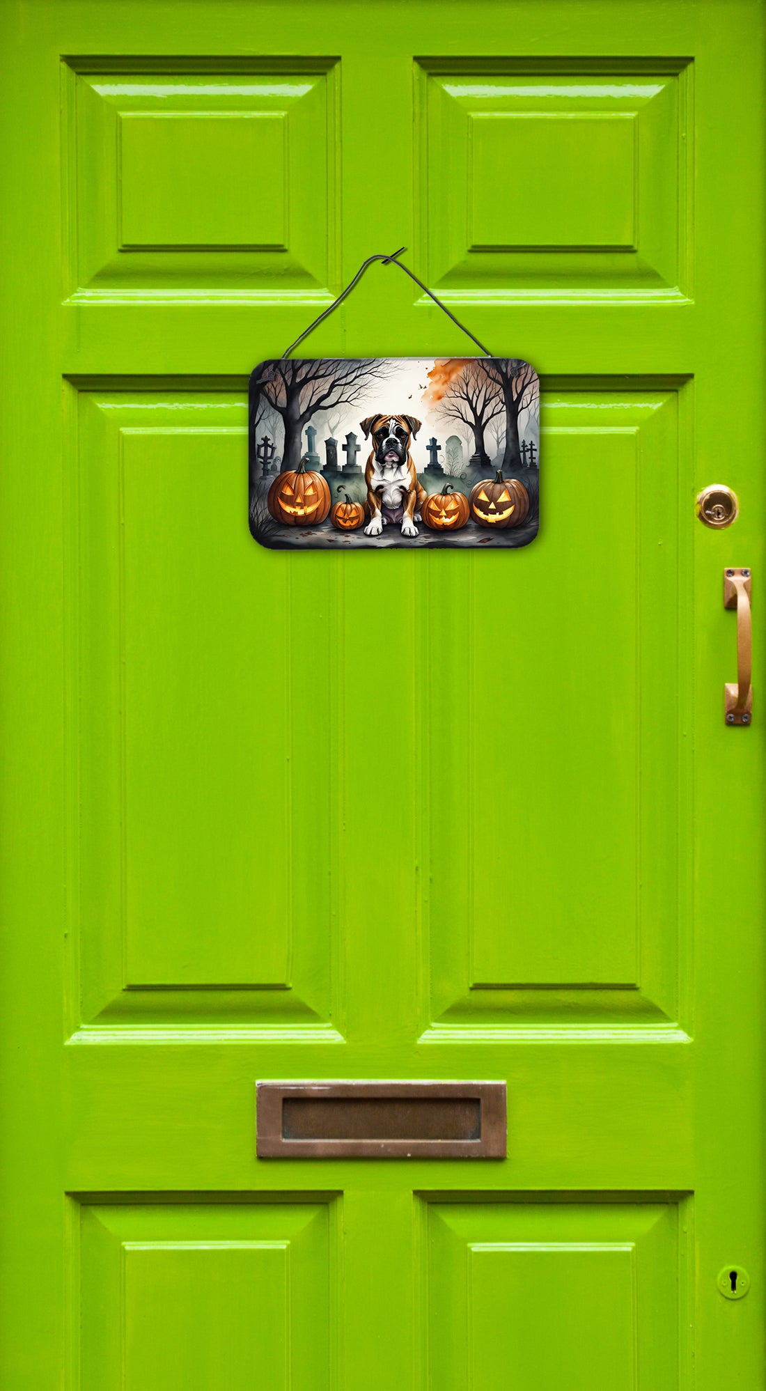 Buy this Boxer Spooky Halloween Wall or Door Hanging Prints