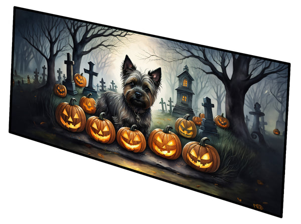 Buy this Cairn Terrier Spooky Halloween Runner Mat 28x58
