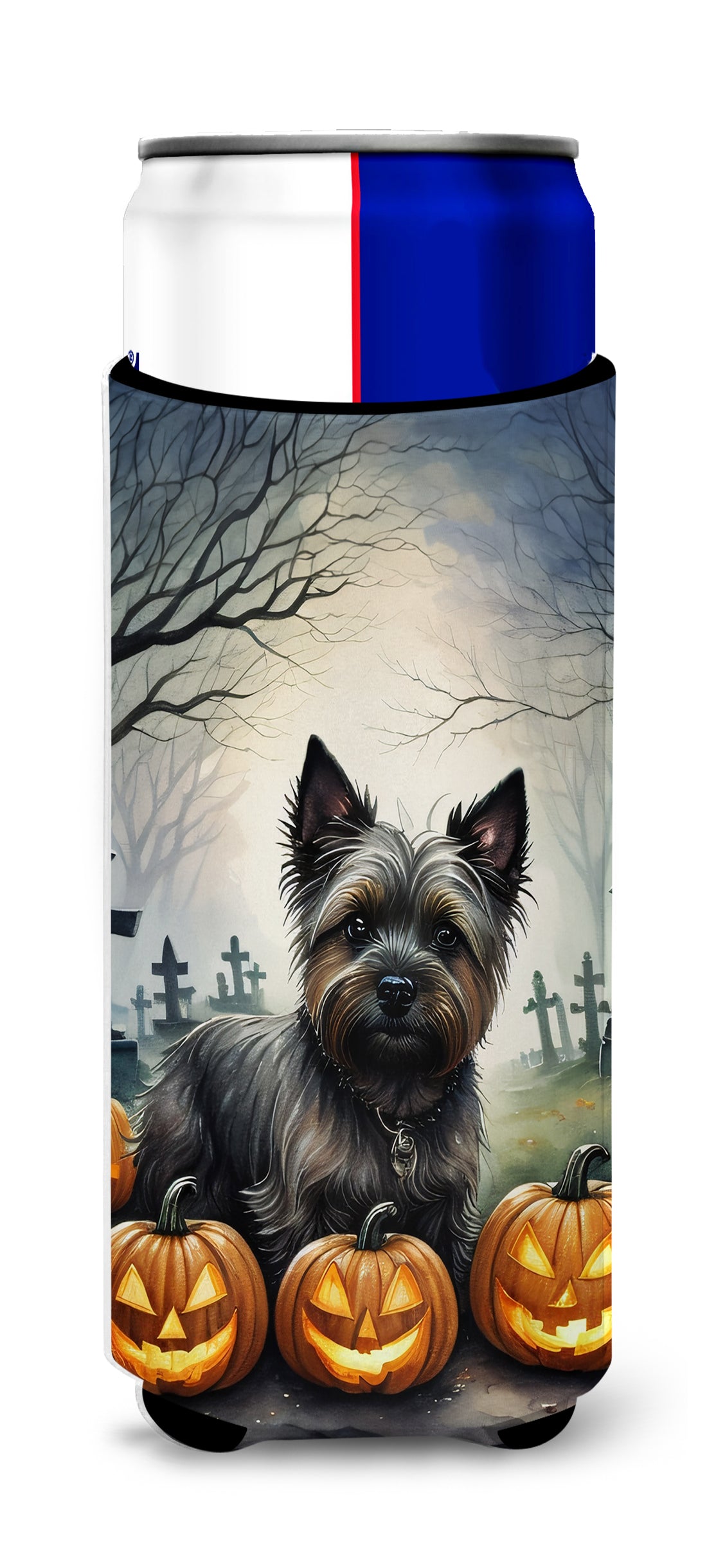 Buy this Cairn Terrier Spooky Halloween Hugger for Ultra Slim Cans