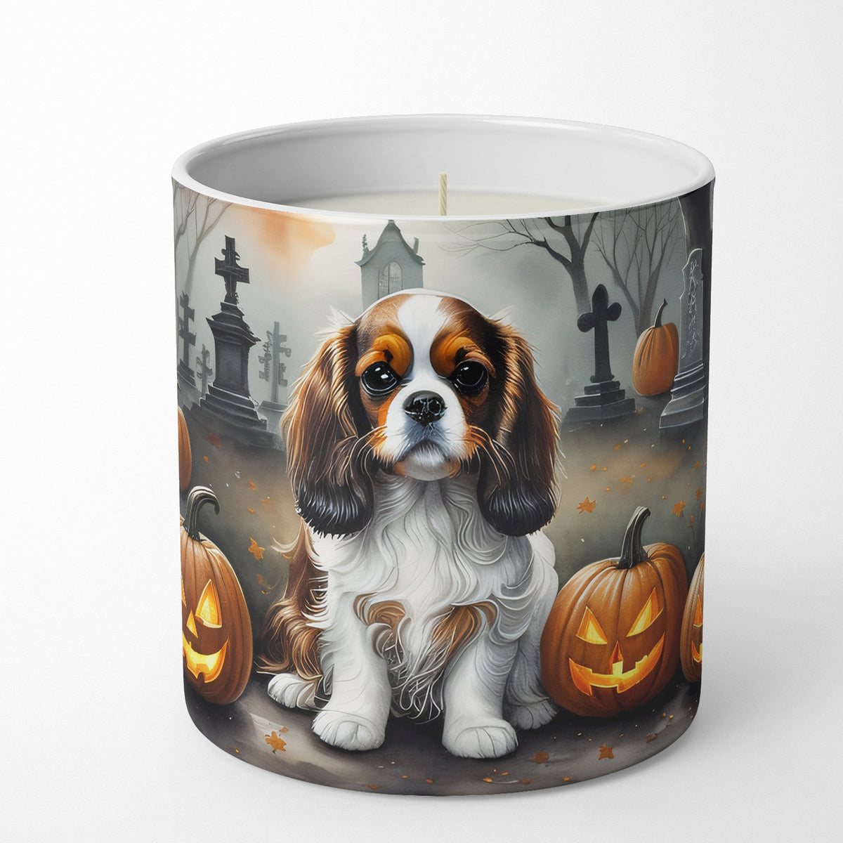 Buy this Cavalier Spaniel Spooky Halloween Decorative Soy Candle