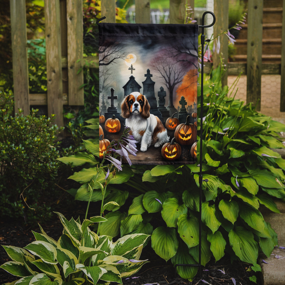 Buy this Cavalier Spaniel Spooky Halloween Garden Flag
