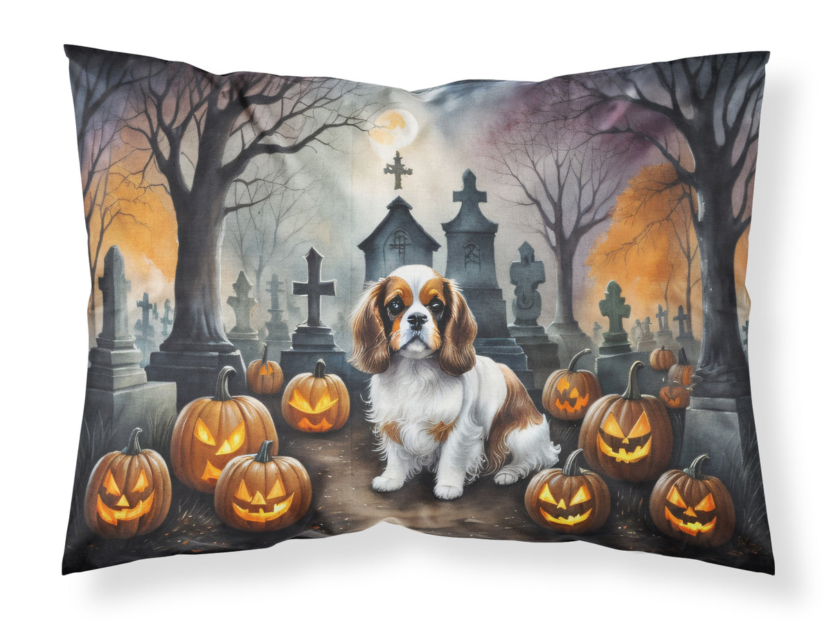Buy this Cavalier Spaniel Spooky Halloween Fabric Standard Pillowcase