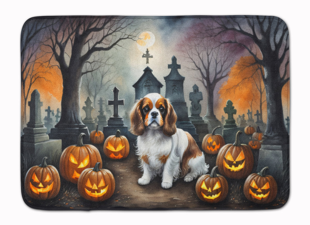 Buy this Cavalier Spaniel Spooky Halloween Memory Foam Kitchen Mat