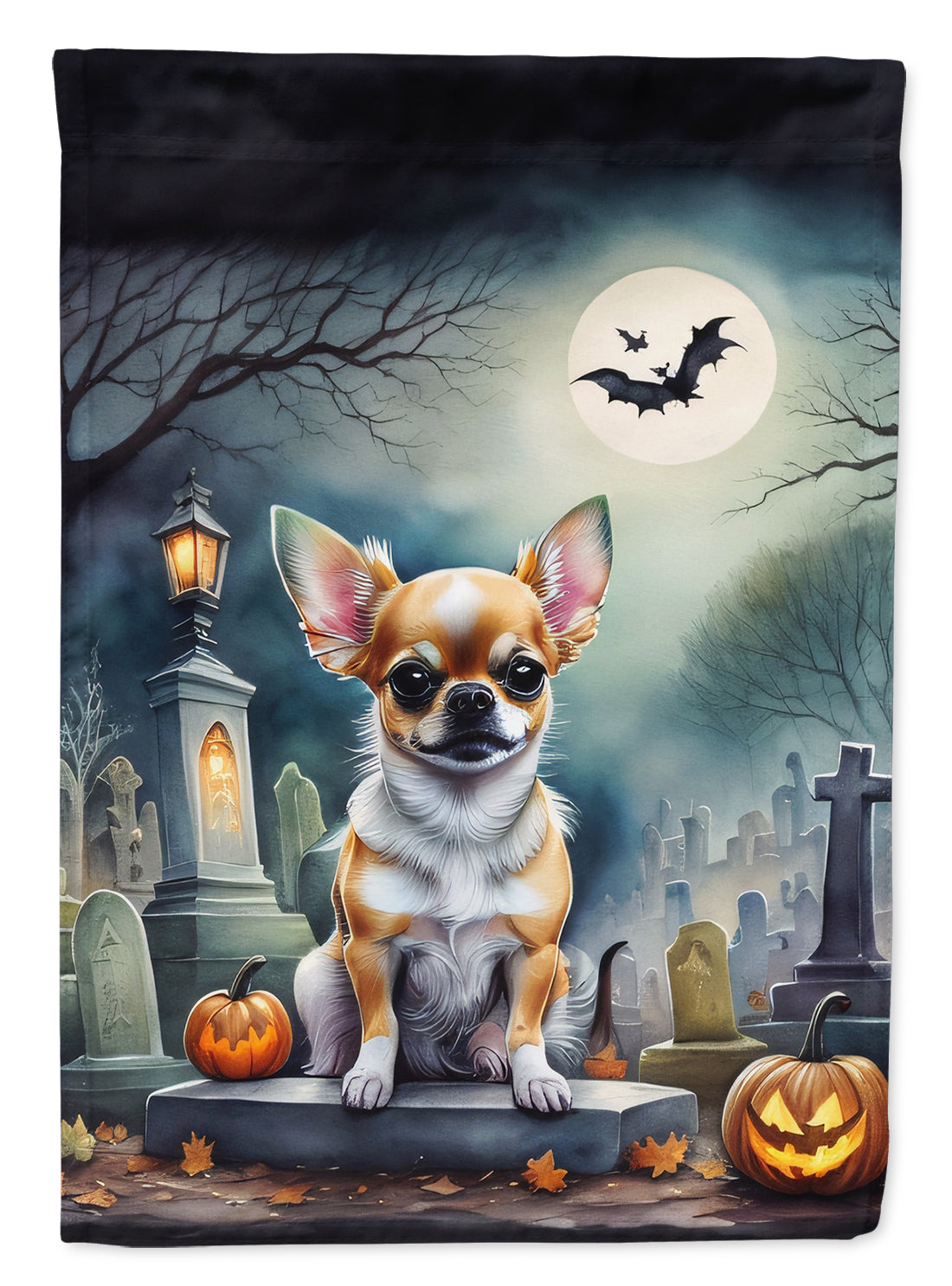 Buy this Chihuahua Spooky Halloween House Flag