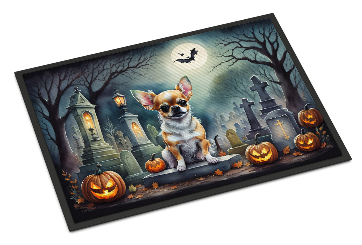 Buy this Chihuahua Spooky Halloween Indoor or Outdoor Mat 24x36