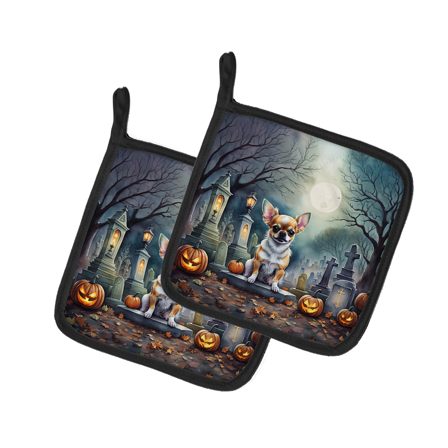 Buy this Chihuahua Spooky Halloween Pair of Pot Holders