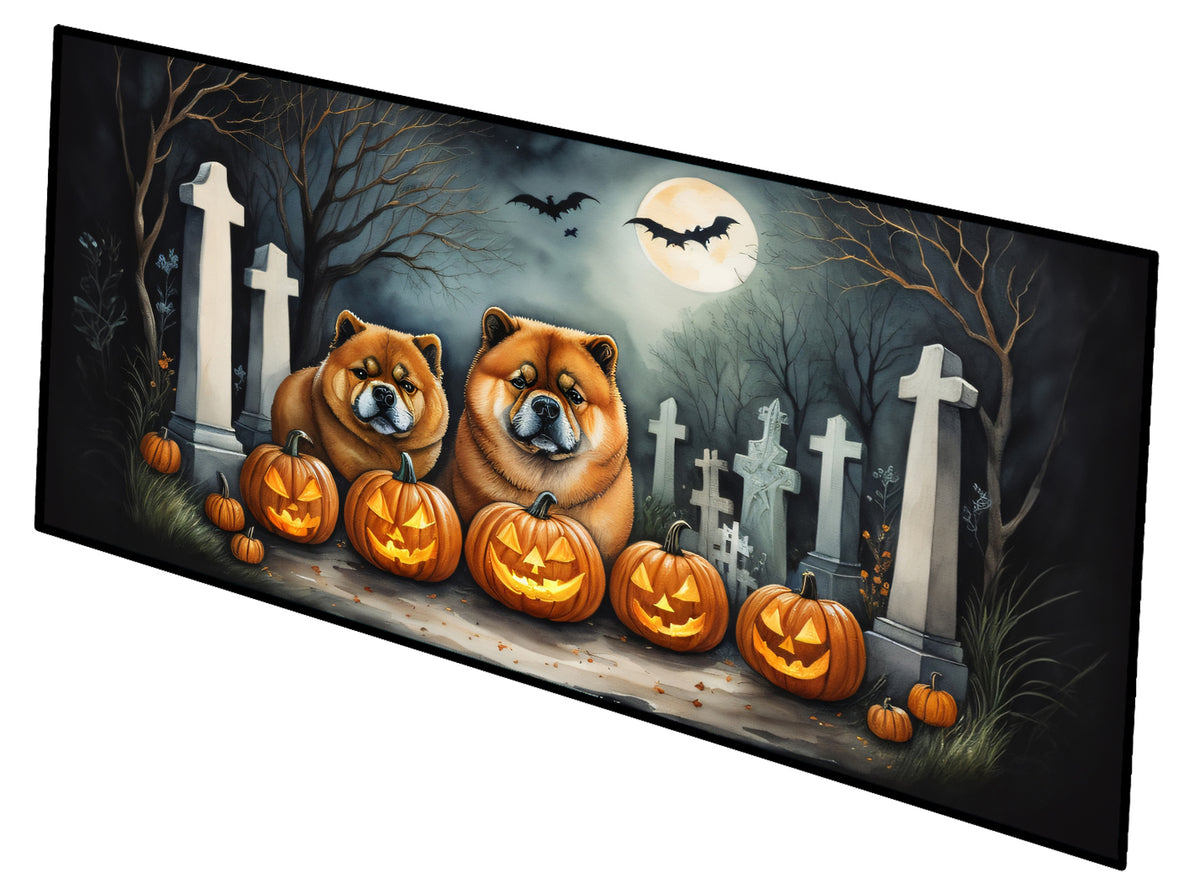 Buy this Chow Chow Spooky Halloween Runner Mat 28x58