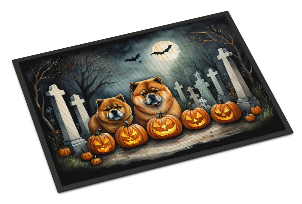 Buy this Chow Chow Spooky Halloween Doormat 18x27