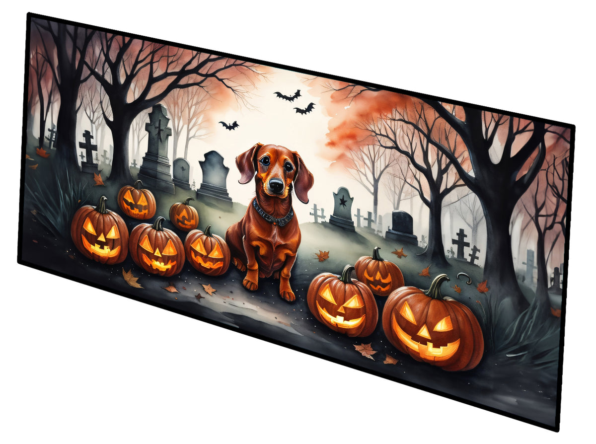 Buy this Dachshund Spooky Halloween Runner Mat 28x58
