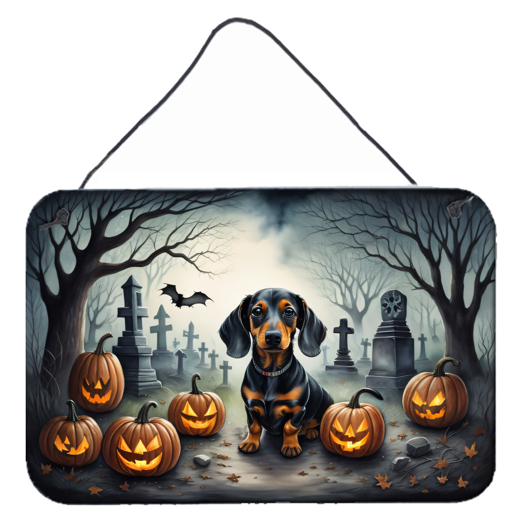 Buy this Dachshund Spooky Halloween Wall or Door Hanging Prints