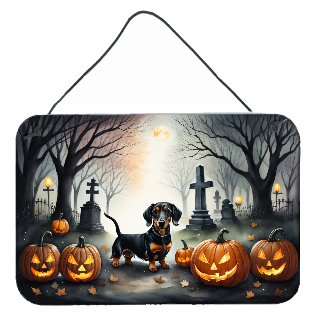 Buy this Dachshund Spooky Halloween Wall or Door Hanging Prints