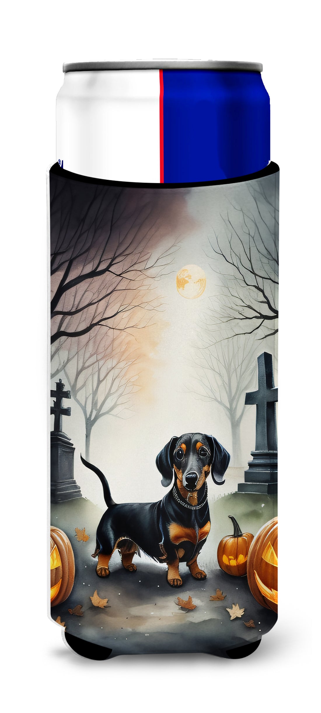 Buy this Dachshund Spooky Halloween Hugger for Ultra Slim Cans