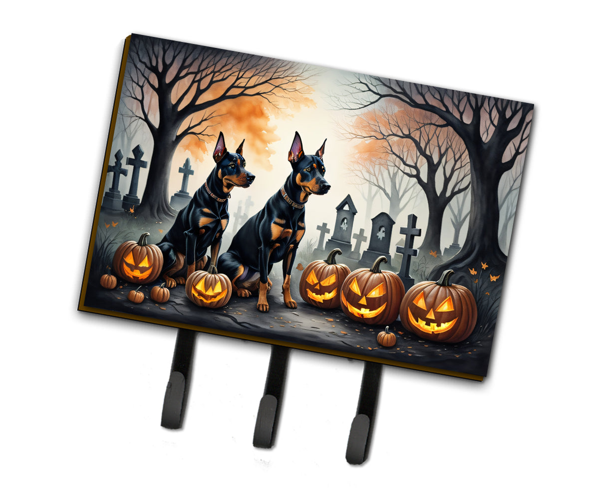 Buy this Doberman Pinscher Spooky Halloween Leash or Key Holder
