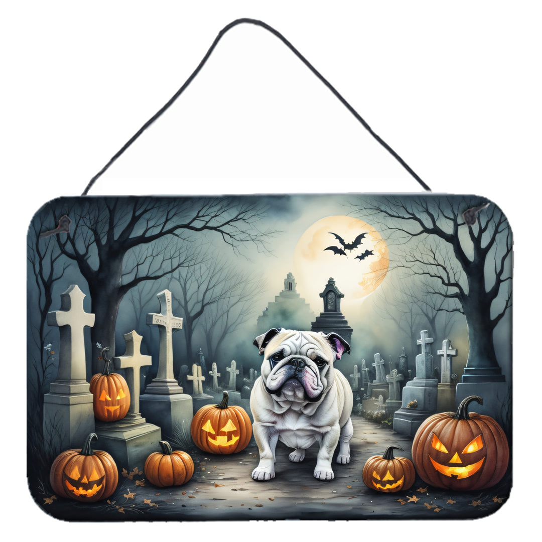 Buy this English Bulldog Spooky Halloween Wall or Door Hanging Prints