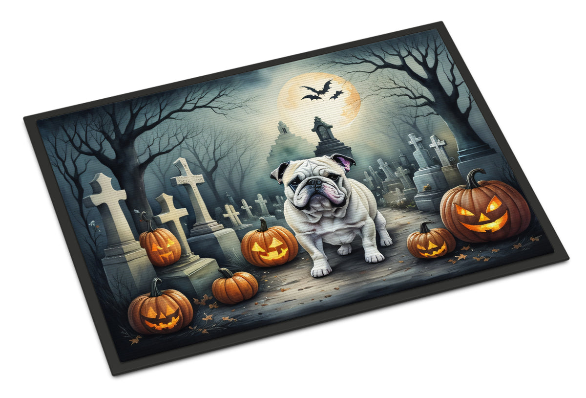 Buy this English Bulldog Spooky Halloween Doormat 18x27