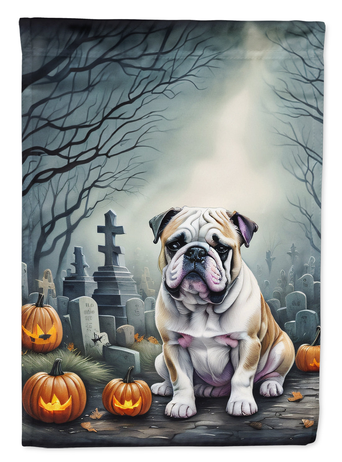 Buy this English Bulldog Spooky Halloween Garden Flag