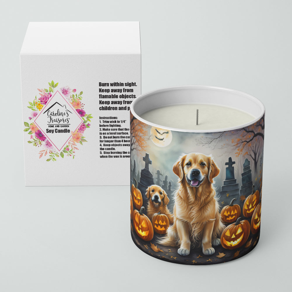 Buy this Golden Retriever Spooky Halloween Decorative Soy Candle