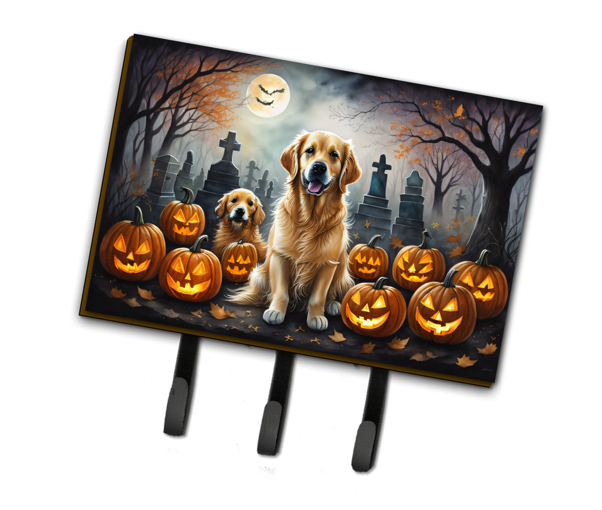 Buy this Golden Retriever Spooky Halloween Leash or Key Holder