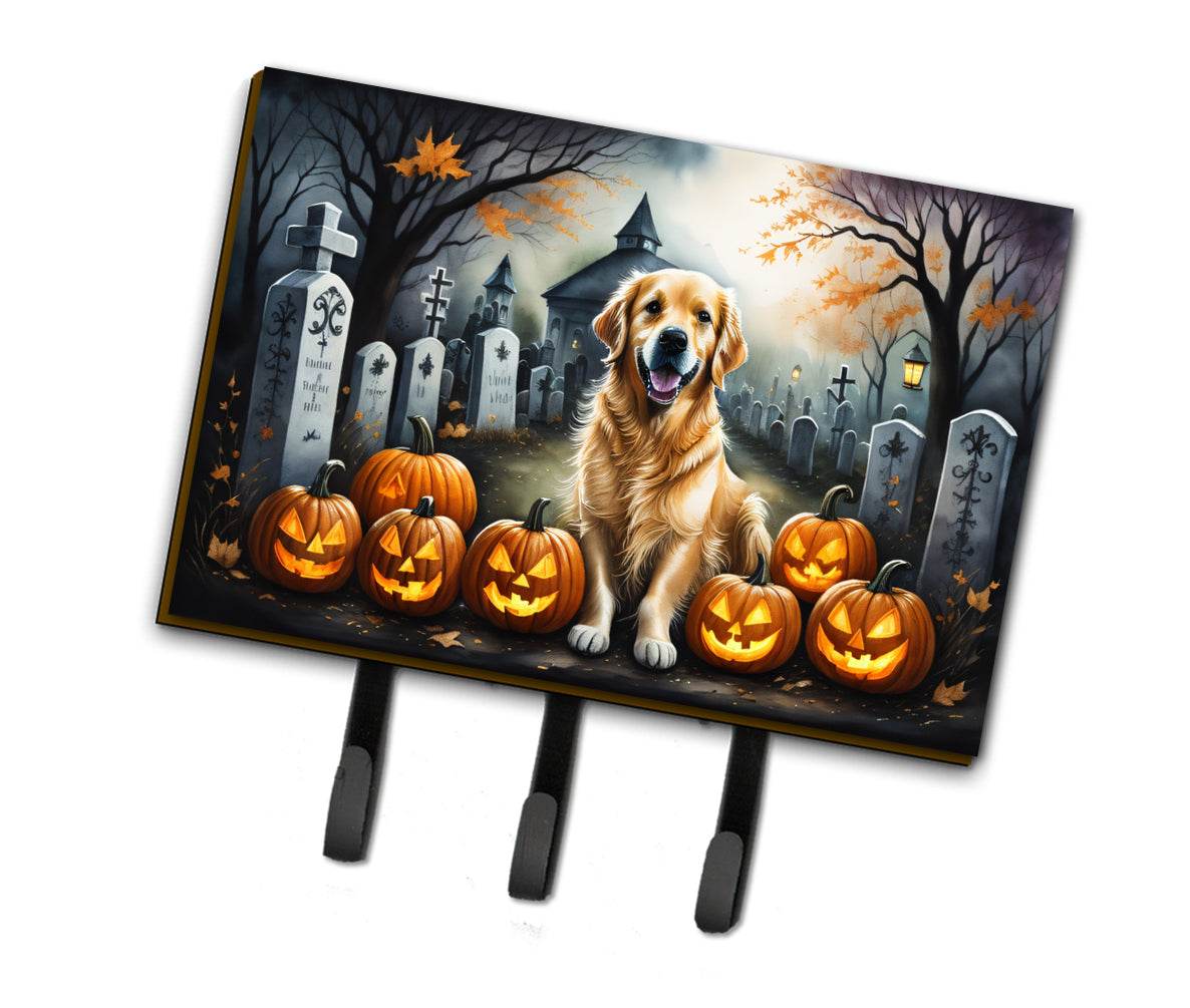 Buy this Golden Retriever Spooky Halloween Leash or Key Holder